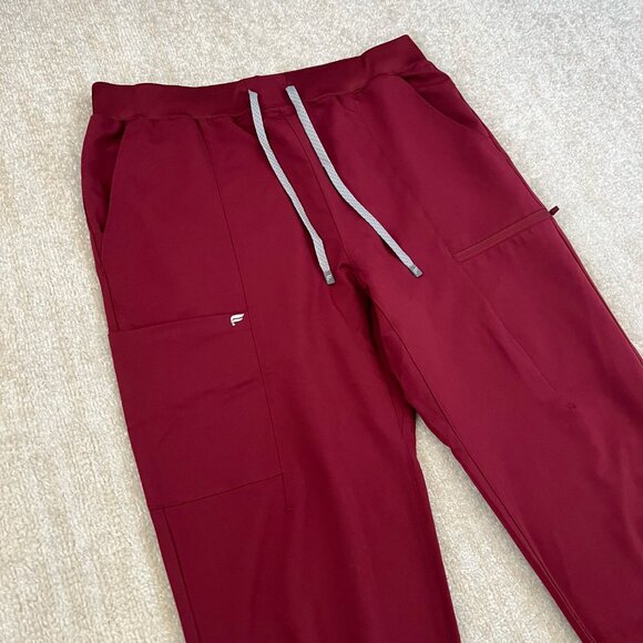 Fabletics All-Shift Scrub Joggers Pants in Wine XL Tall - Picture 3 of 9
